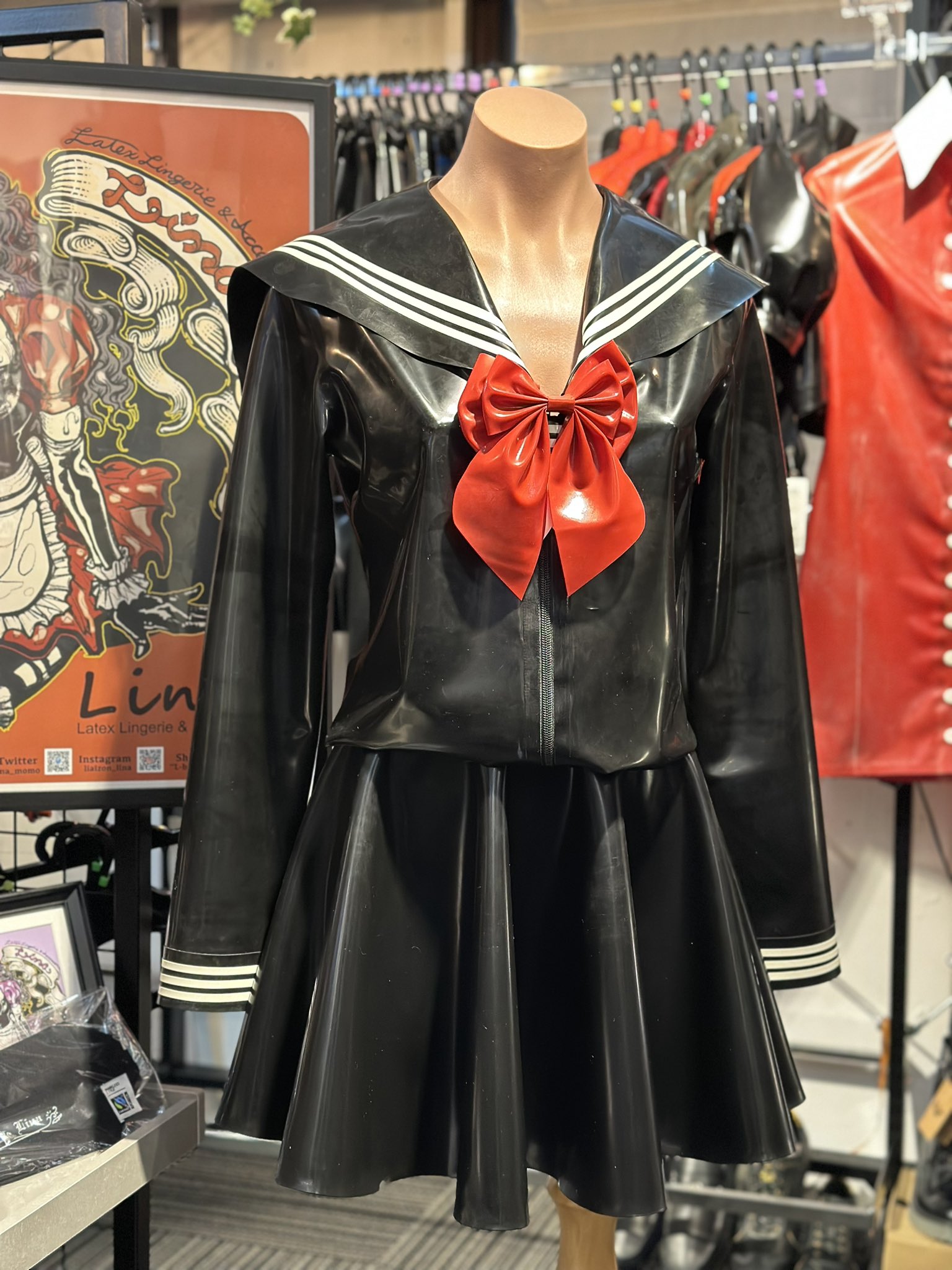 エルベース(L-BASE)ラバーキャットスーツYUGEN MODEL メンズL