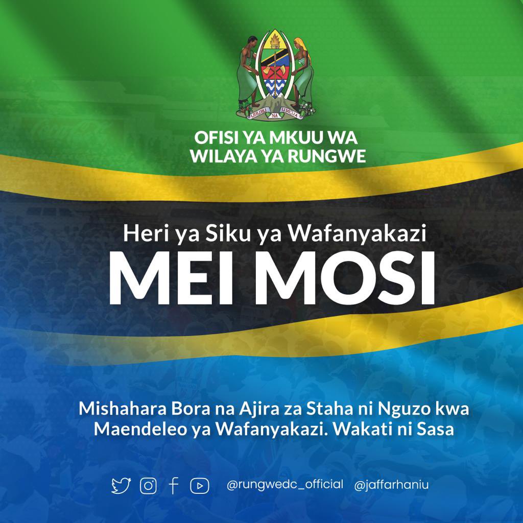 haniupekee's tweet image. Kheri ya Siku ya Wafanyakazi