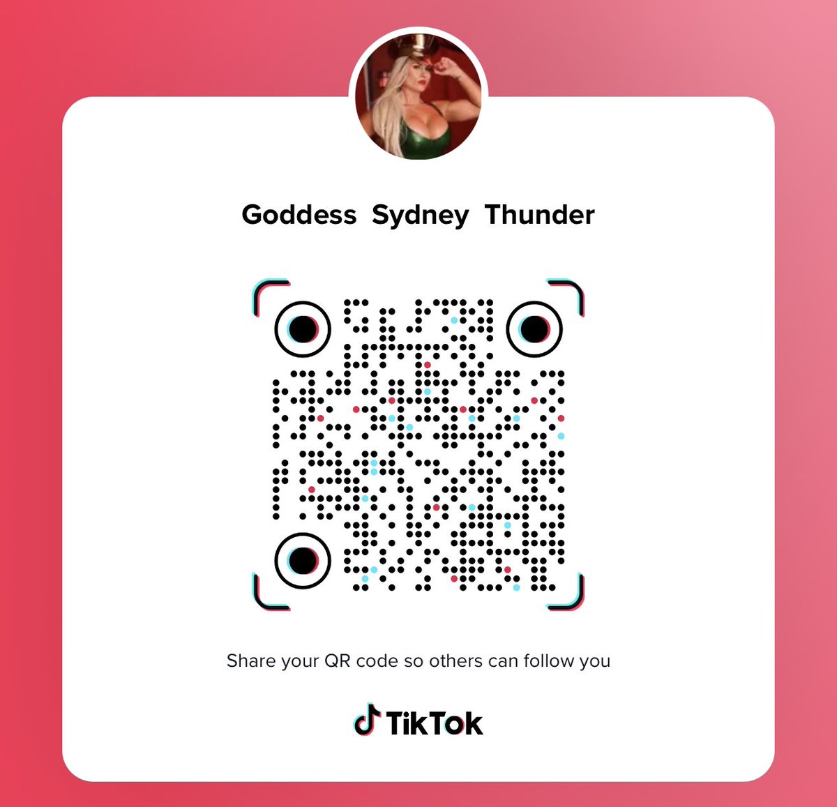 Goddess Sydney Thunder on Twitter "Follow me on