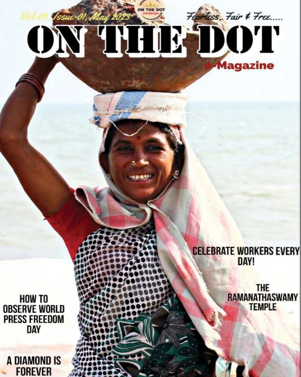 Onthedot8's tweet photo. ON THE DOT' | May 2023 issue
 
Happy Reading!

#onthedotnews #onthedotezine 
#onthedot #interiors #fashion #lifestyle
#foodfood #tms #recipe #bharat #india #ezine
 #magazine #politics #news #life #motivation 
#travel #spirituality  #onthedotexclusive https://t.co/UzqLR71fIH