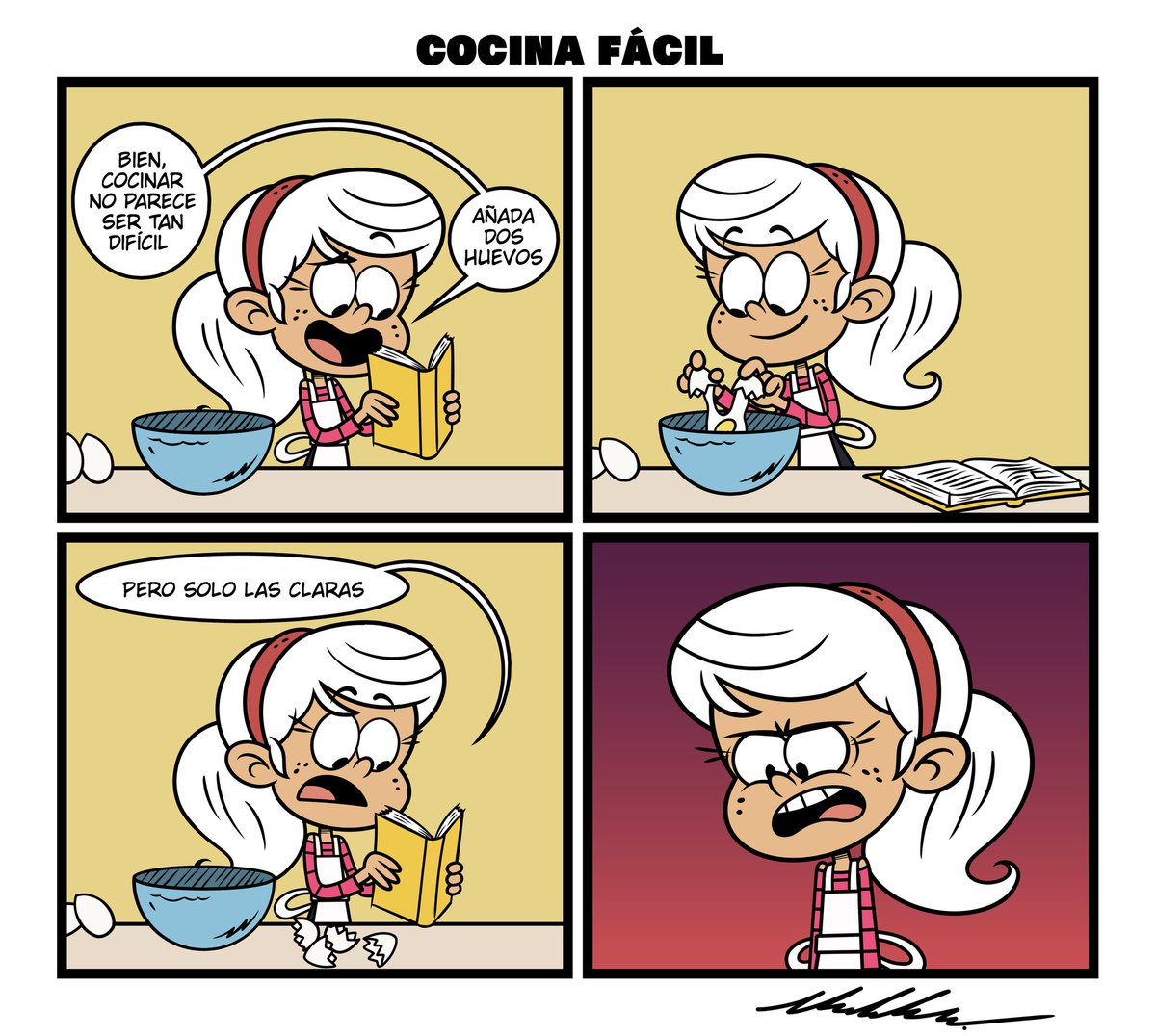 KyloRoud95's tweet photo. Es momento de Leslie aprenda a cocinar, ¿Qué tan difícil puede ser?... :' )

#leslieloud #theloudhouse #originalcharacter #tlhoc #comicstrip https://t.co/VNIwENz0cL