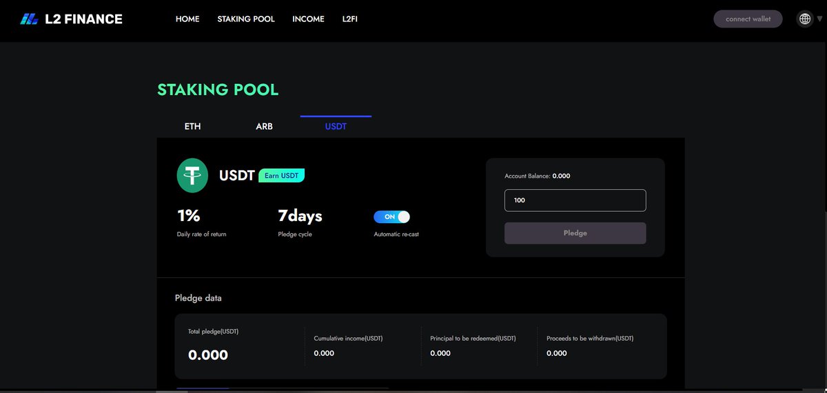 L2FINANCE's tweet photo. 🎉Good News L2Finance Fans! The staking page has officially launched today!
📄 And the first set of features will be available on May 7th
👀There will be more functions and updates, just stay tuned...
🔗Link: https://t.co/5gEgvdlZIz
#L2FINANCE #Arbitrum #Layer2tech https://t.co/SgV5OcvCpe