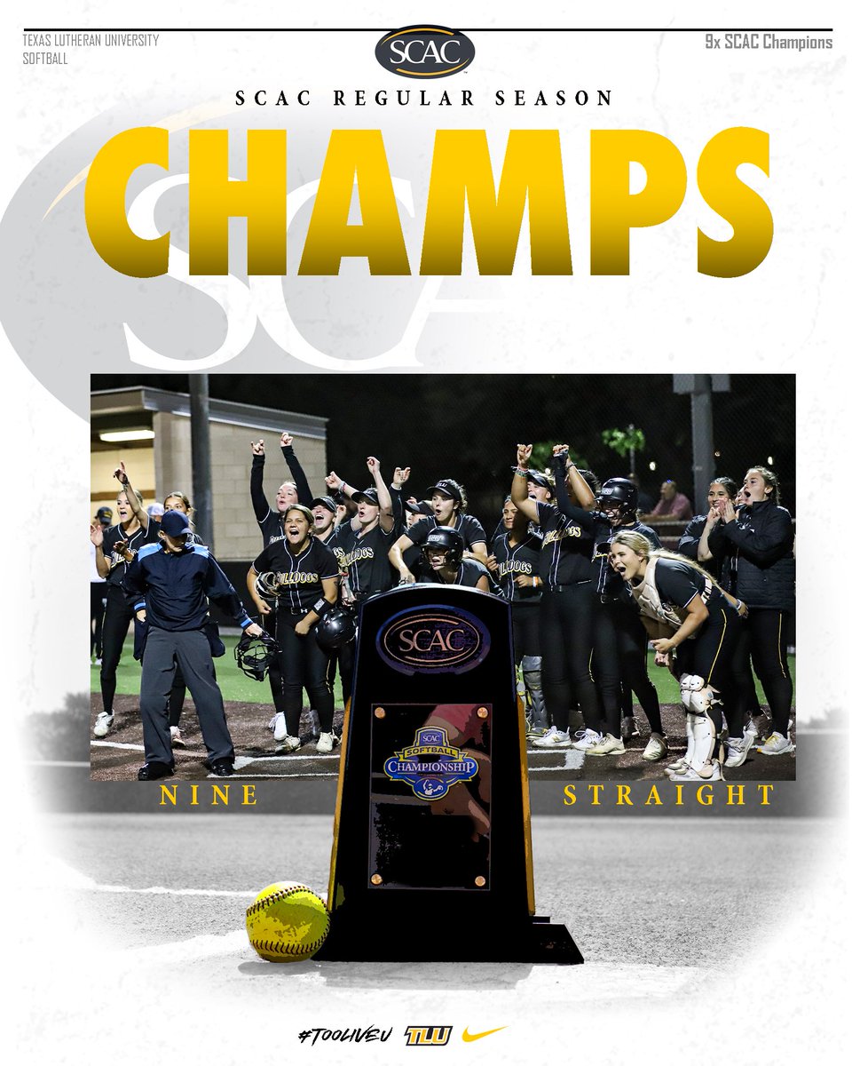 🎶 The (Bulldog) Party Never Ends 🎶 

Make in NINE STRAIGHT <a href="/SCAC_Sports/">SCAC</a> Regular Season Championships

#TooLiveU | #PupsUp