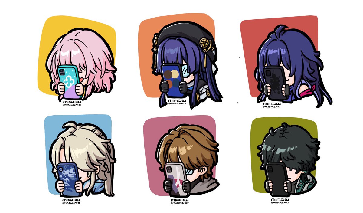 「Honkai Star Rail characters with their p」|墨一凹MIAOWのイラスト