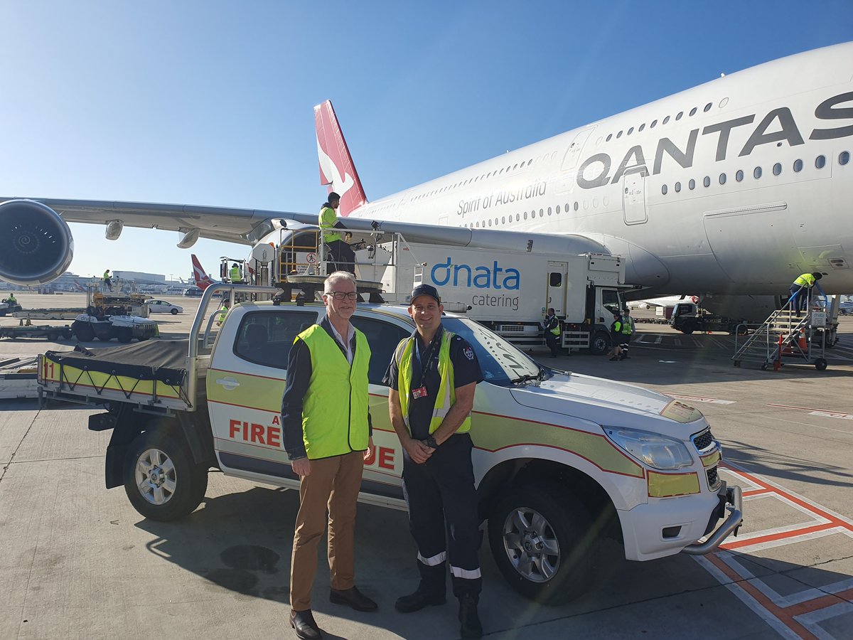 Great to visit the Aviation Rescue Fire Fighting Service crew at Sydney Airport.

They do an essential job in responding to emergencies and keeping people safe.