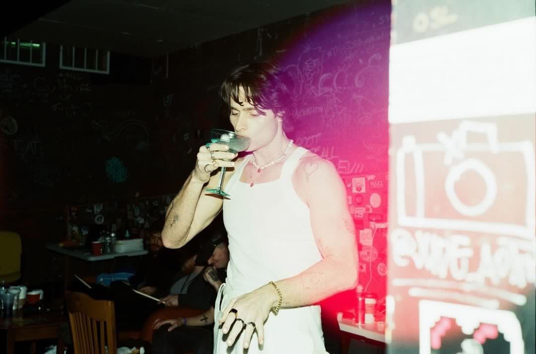 spencermusic's tweet image. Backstage in Minnesota 4/7 on film.