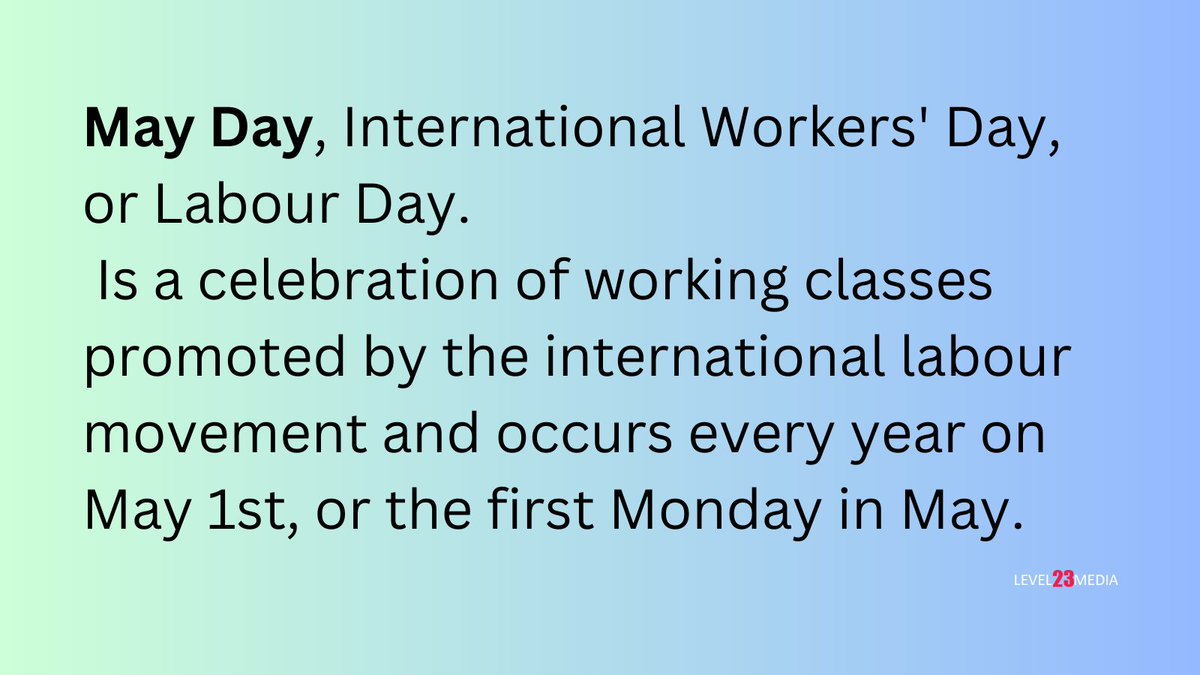 #MayDay #MayDay2023 #InternationalLabourDay #DiaDelTrabajo