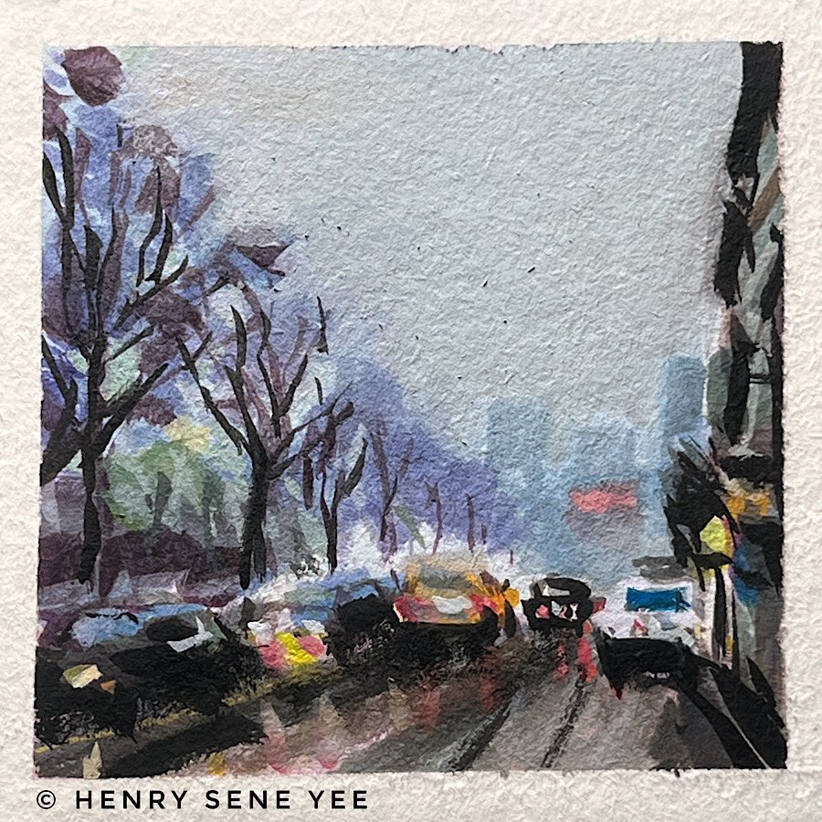 “Rainy Central Park West” #gouache #illustration by #HenrySeneYee
-
instagram.com/henryseneyee_d…
-
#gouachepainting #coasterArt #newyorkcity #centralparkwest #thedakotabuilding #nycurbansketchers #urbansketchers