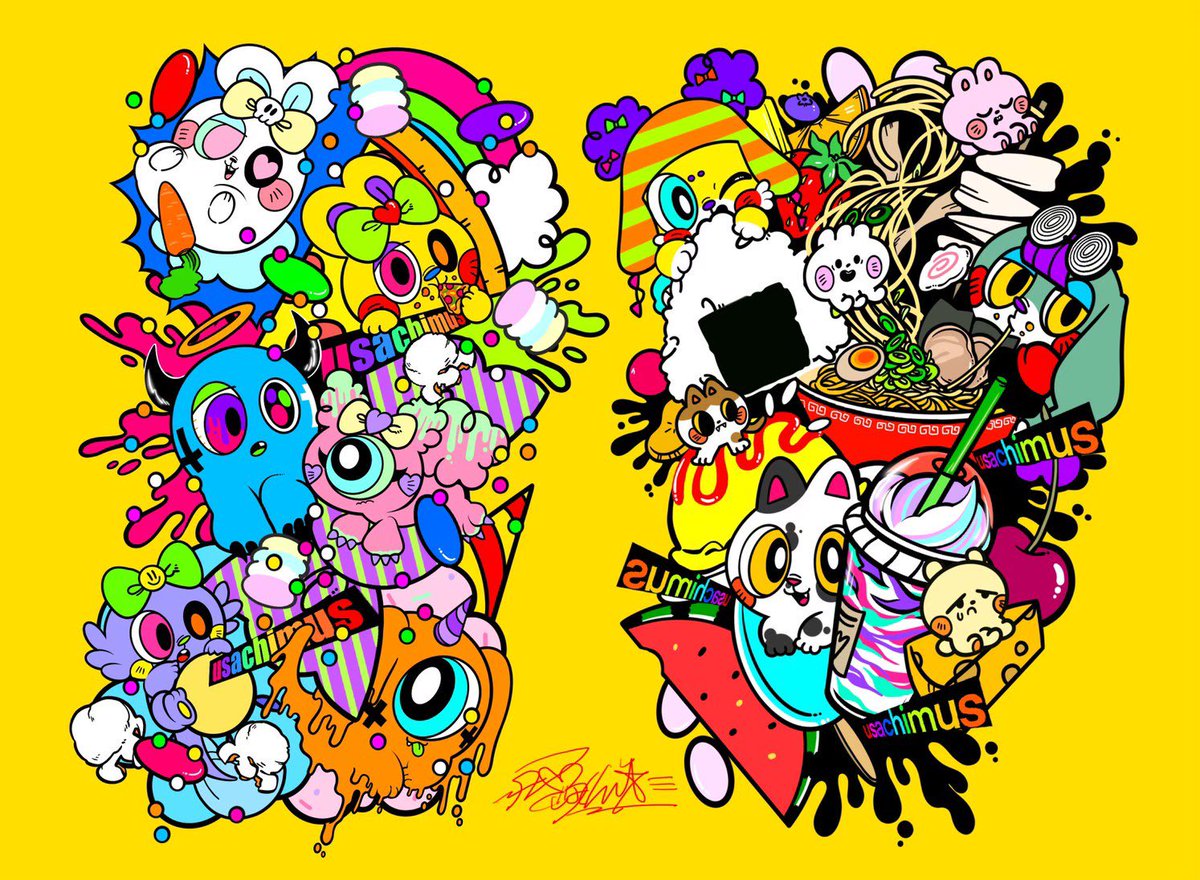 「今後の活動予定 5/20.21(土日) 東京デザインフェスタ 6/1~6/30 」|usachimu's!!のイラスト