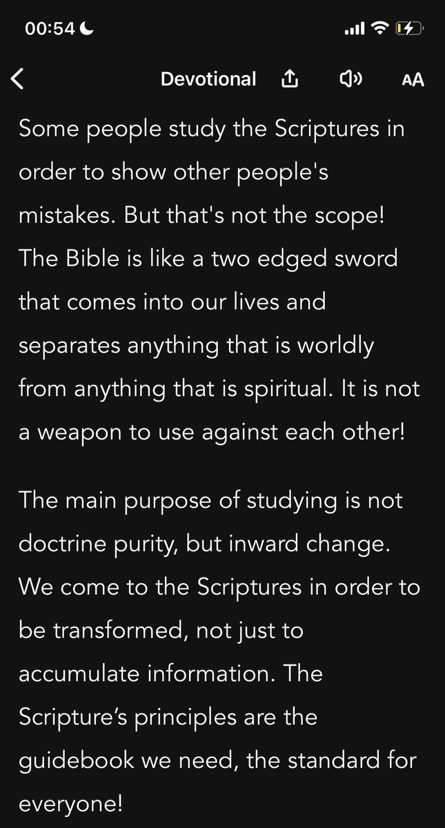 Beautifully said wow.

1 Timothy 3:16 “All Scripture is given by inspiration of God, and is profitable for doctrine, for reproof, for correction, for instruction in righteousness,”

Psalms 1119:105 “Your word is a lamp to my feet And a light to my path.”