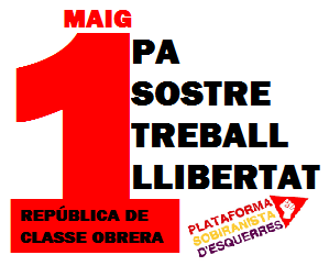 SobEsquerres's tweet photo. La nostra república és la de la classe obrera i no permetrem que ens en facin patir a nosaltres les conseqüències.

Organitza't i lluita!

#1DeMaig #republicaobrera https://t.co/xIeKTbmovL