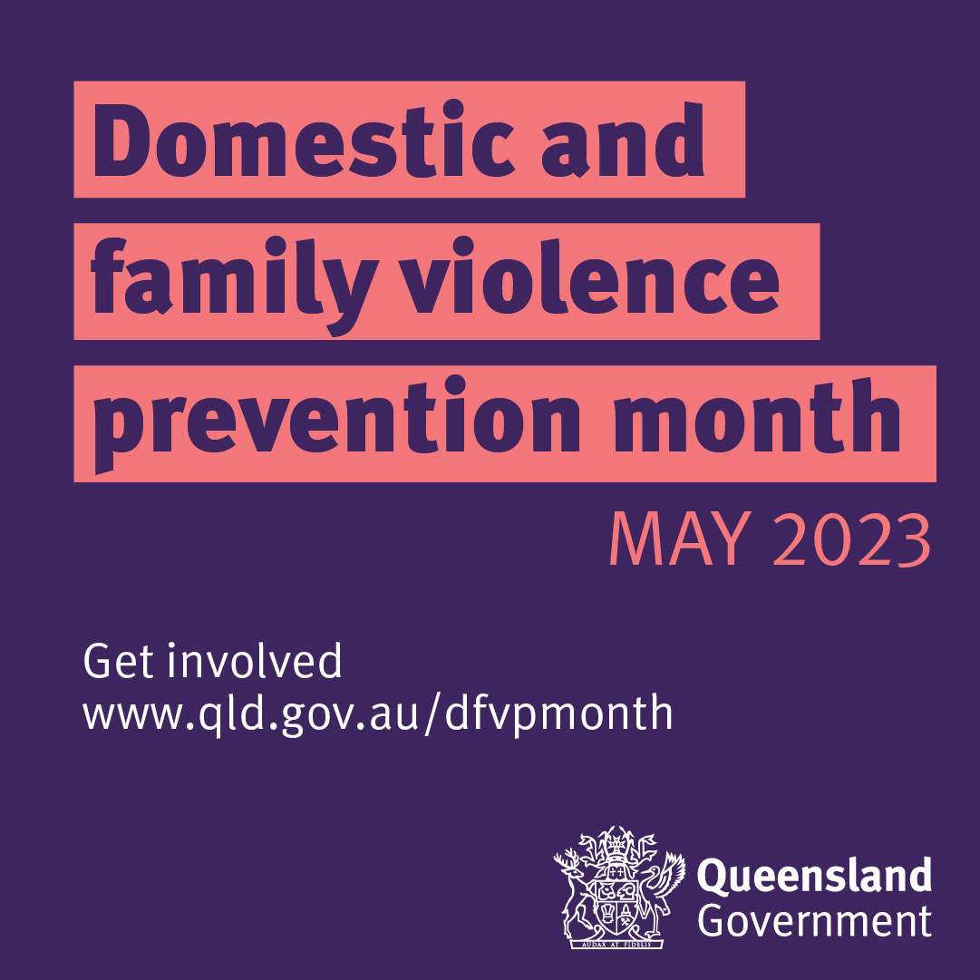 LegalAidQld's tweet image. Today marks the start of Domestic and Family Violence Prevention Month in Queensland. All through May, we stand united with many across the state to raise awareness of DFV and support victim-survivors. #LegalAidQld #endDFV #endcoercivecontrol #DFVPM2023