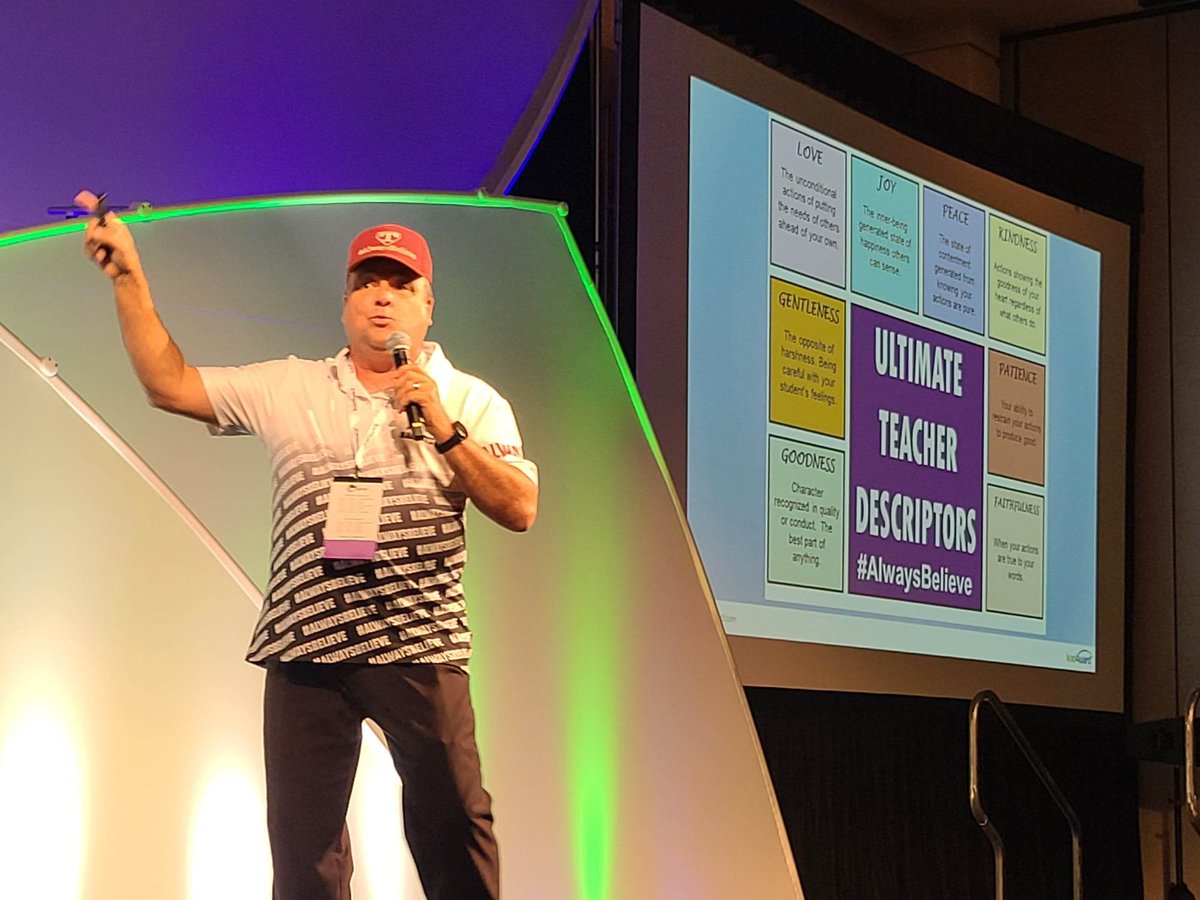 Toups_J's tweet image. BQ My greatest positive memory this year came from the @lead4ward #think2022 conference. From this conference I was selected to do my first keynote address and my 1st half day staff development this August. #TeachPos