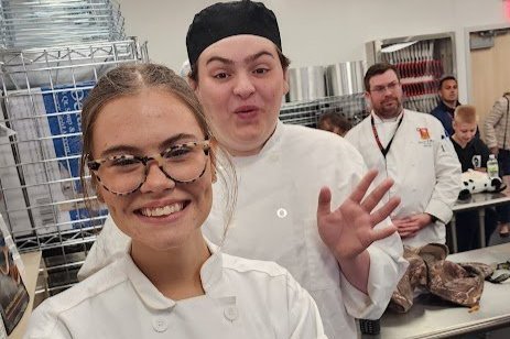 OzarkTigers's tweet photo. Who can make the better, tastier summertime deviled egg — OHS ProStart students or the hosts of Ozarks Fox AM? Find out Monday, May 1 at 8:05 a.m. on @OzarksFOXAM!
The television crew visited the Ozark Innovation Center April 25 and took over the kitchen. It was a blast! https://t.co/kPHkljx9Bv