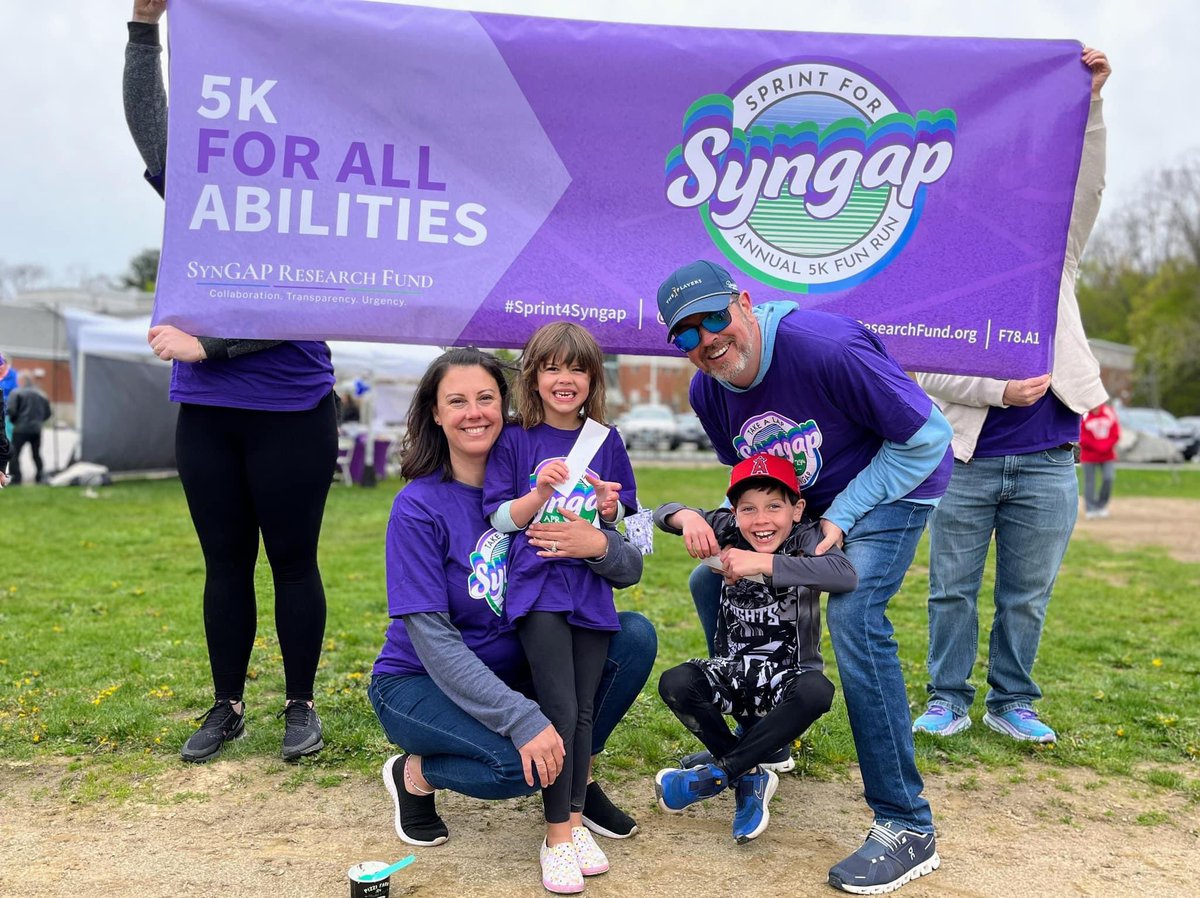 emilybarcar's tweet photo. Our Massachusetts annual #sprint4syngap event was an amazing experience and a powerful day for our #raredisease community! @cureSYNGAP1 https://t.co/xJTfWyIHnk