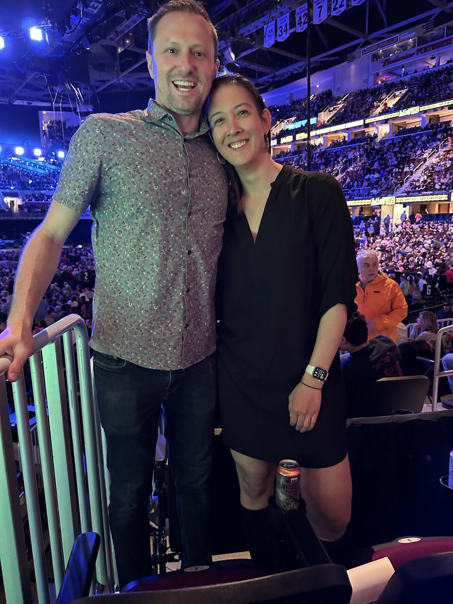 JenBrawner's tweet photo. One month, three very different events at @RMFieldHouse! @springsteen, @AdamSandler and @cavs #NBAPlayoffs game 🎶 😂 🏀 https://t.co/flgYuQYiY2