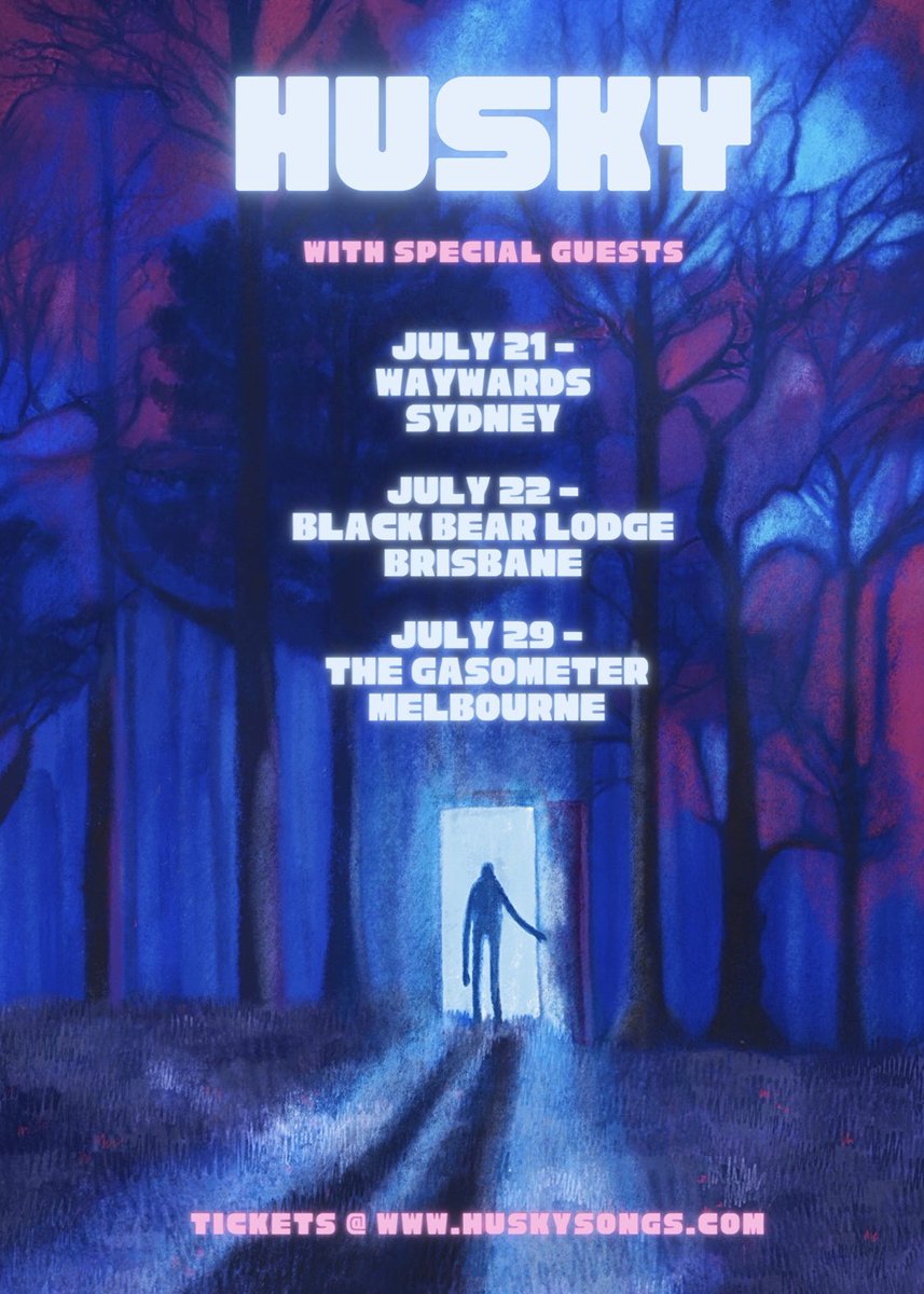 East coast tour on sale now. We’re stoked to be back and can’t wait for these shows. Details and tickets huskysongs.com/live

Ps if you’re not near one of these cities, dw, we’re working on more dates for later in the year, including on more distant shores xo