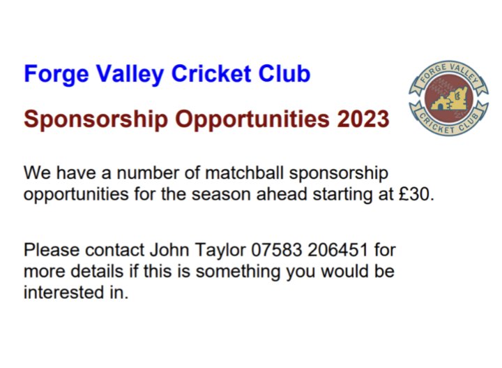 Forge Valley CC tweet media