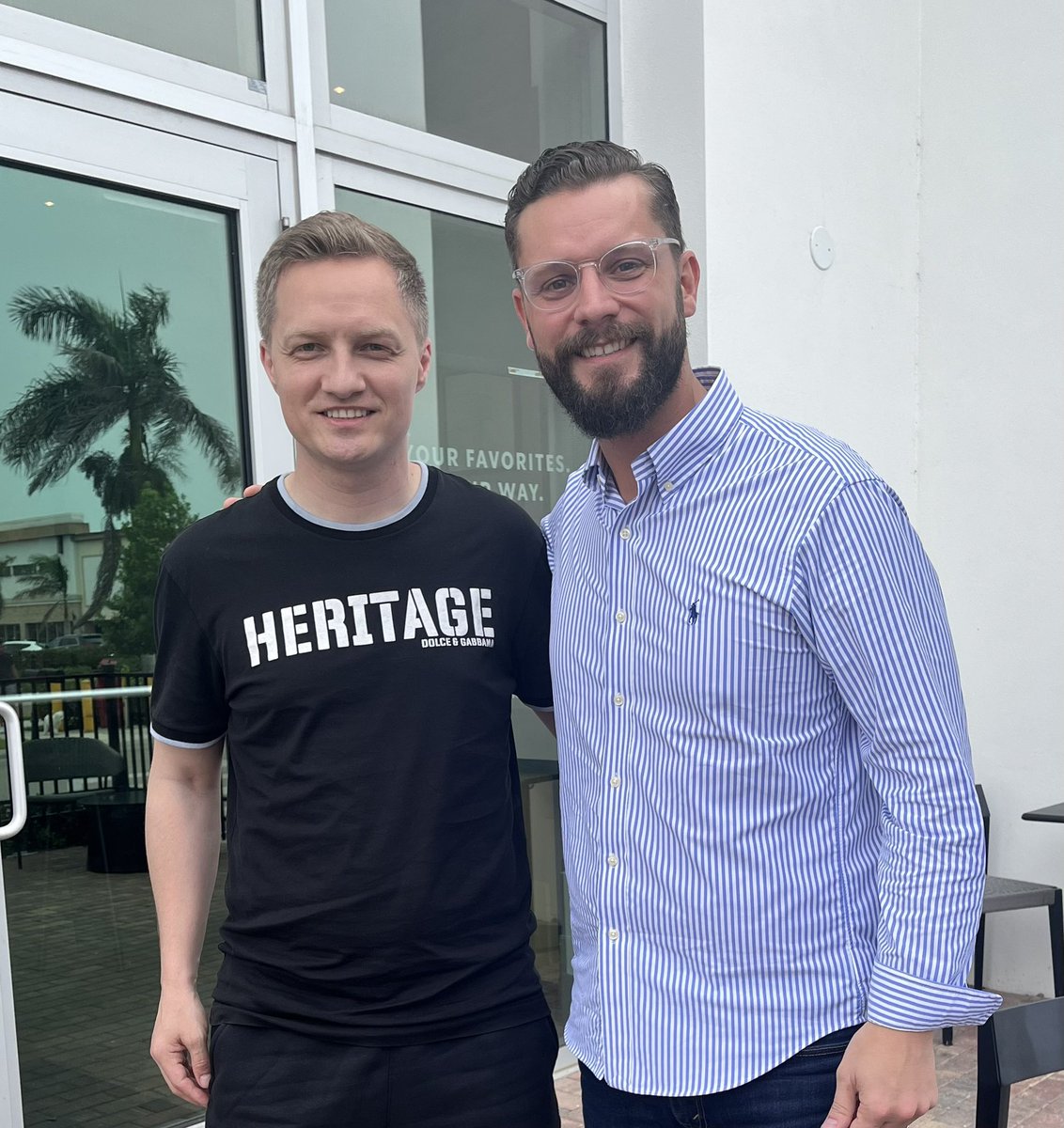 SPHurlburt's tweet photo. Honored to call Adrian Dupu my friend. He’s the Secretary of State for Moldova/Romania We got to meet &amp; laugh about our current administration. He explained there hasn’t been mass meeting in almost 2 decades there. You could call our meeting precrusade strategizing ps118:23 🔥🙌🏼 https://t.co/QayzmFWBiD