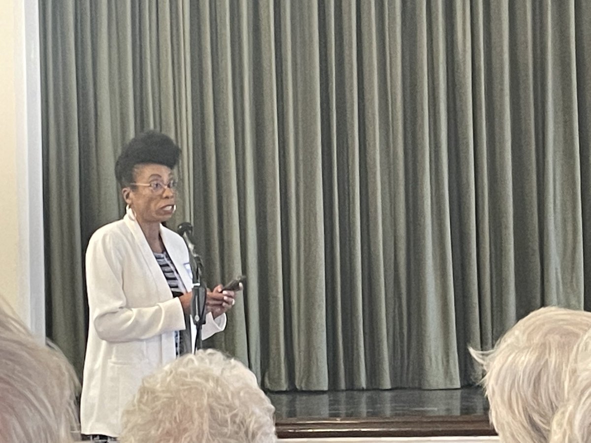 Listening to ⁦⁦<a href="/CD4Monica/">Archived- Councilmember Monica Montgomery Steppe</a>⁩ Montgomery speak to members of the ⁦<a href="/PointLomaDem/">Point Loma & OB Dems</a>⁩ Club about her intention to run for  <a href="/sandiegocounty/">SanDiegoCounty</a> Board of Supervisors District 4