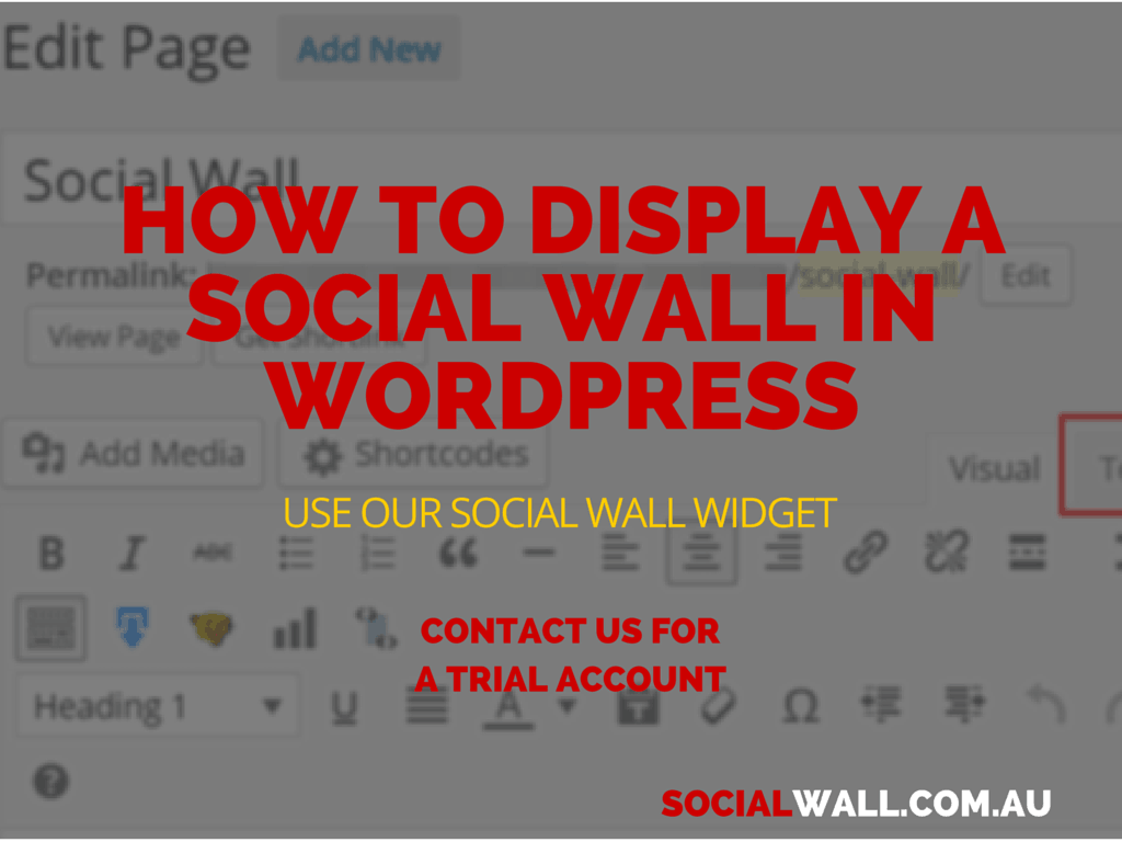 socialwallAU's tweet photo. HOW TO DISPLAY A SOCIAL WALL IN #WordPress #SocialMedia #SocialWallWidget #WordpressPlugin #WordpressWidget #WordPress is one of the most popular content management system being used by millions of #Websites… well this page you're ... https://t.co/RjtDZw5pvN https://t.co/W9XCYiaQRq