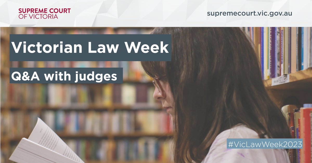 As part of #VicLawWeek2023, regional #VCELegalStudies students have the opportunity to hear from Supreme Court judges about what it’s like to work at the highest court in Victoria. Learn more bit.ly/41U42hk #AusLaw #SupremeCourt