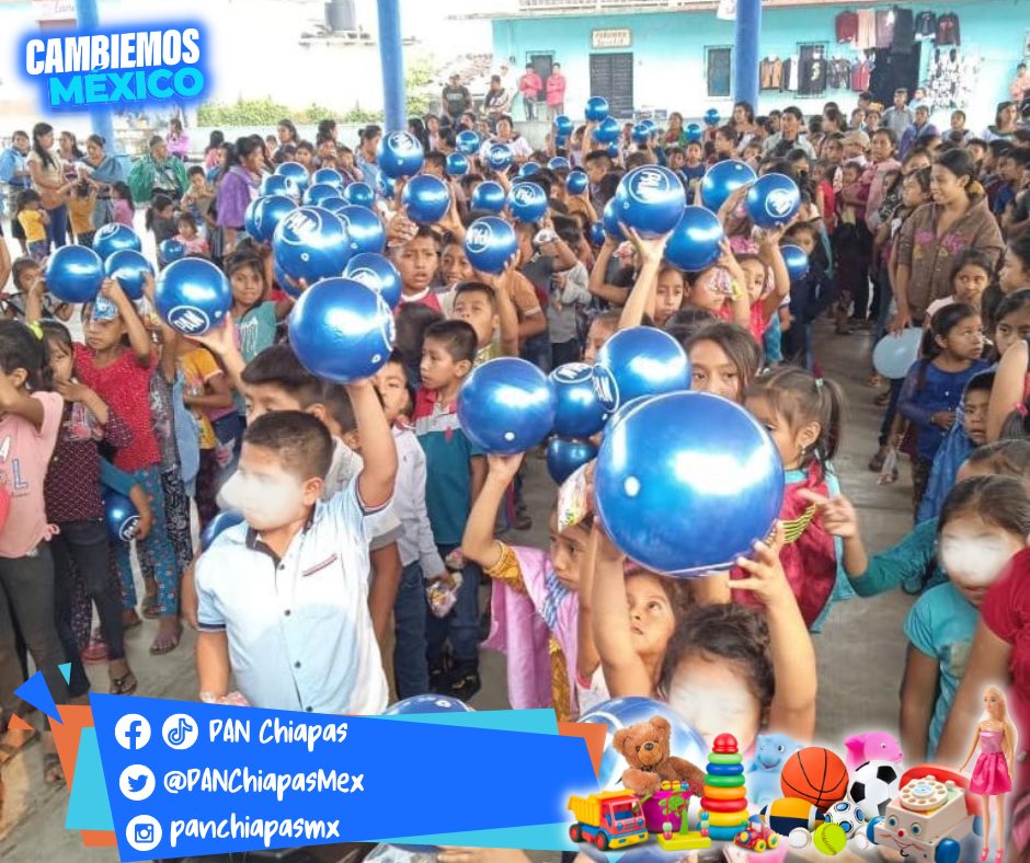 PANChiapasMex's tweet photo. Desde Guaquitepec, PAN #Chilon les desea 🎈
¡Feliz Día del niño 👦🏻
y niña!👧🏻
#CambiemosMéxico 🇲🇽 https://t.co/LZiXHb3cxh