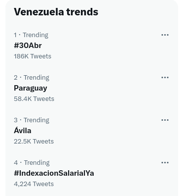TatuyTv's tweet photo. #IndexacionSalarialYa es tendencia un domingo en la noche. Señal de que urge poner sobre la mesa las propuestas económicas para recuperar los ingresos de la mayoría https://t.co/y1GNs470XO