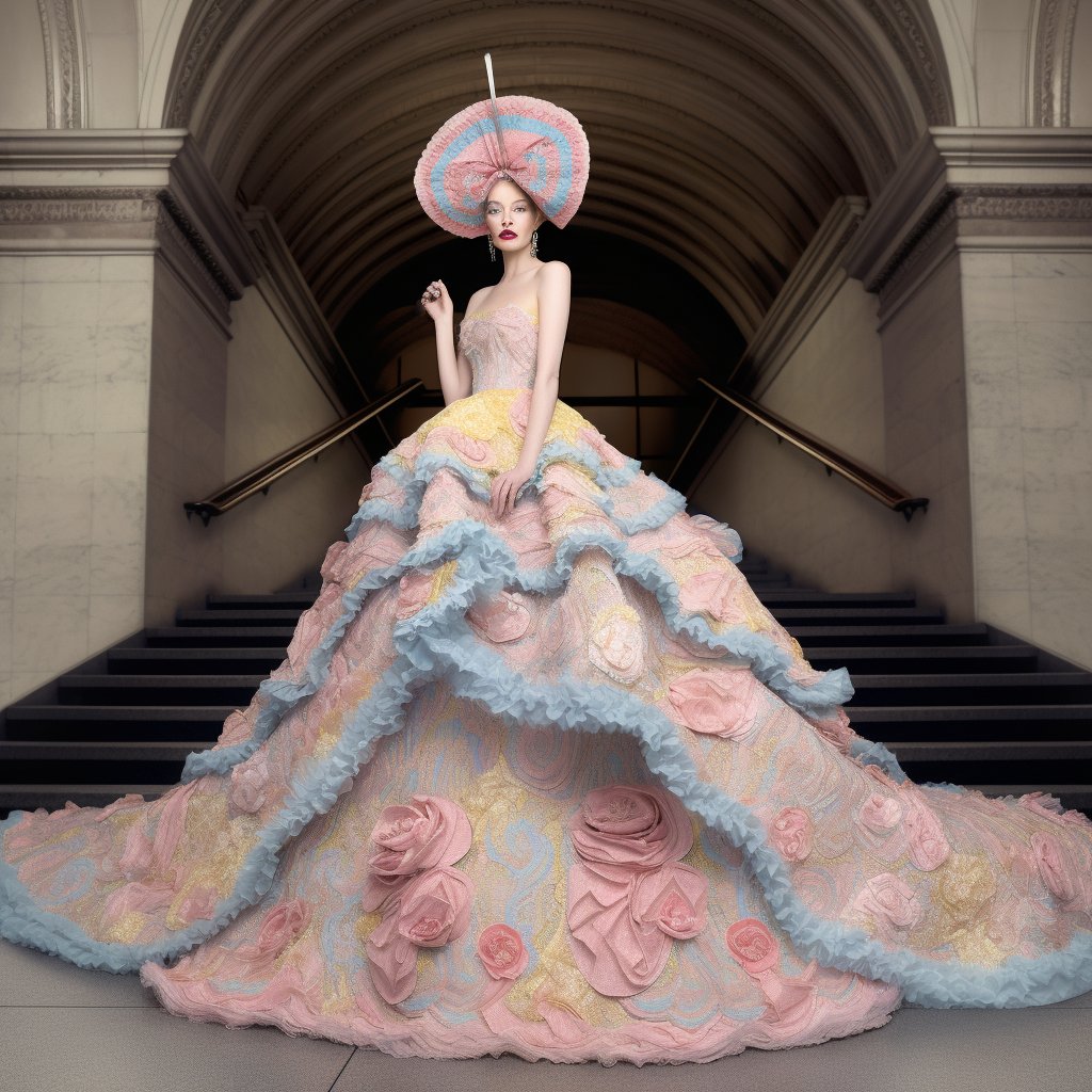 Meta Gala tomorrow! The perfect time to showcase fashion inspired by this Spring season.
#aidesign #aifashion #fashion #MetGala <a href="/FashionAI_/">FashionAI</a>