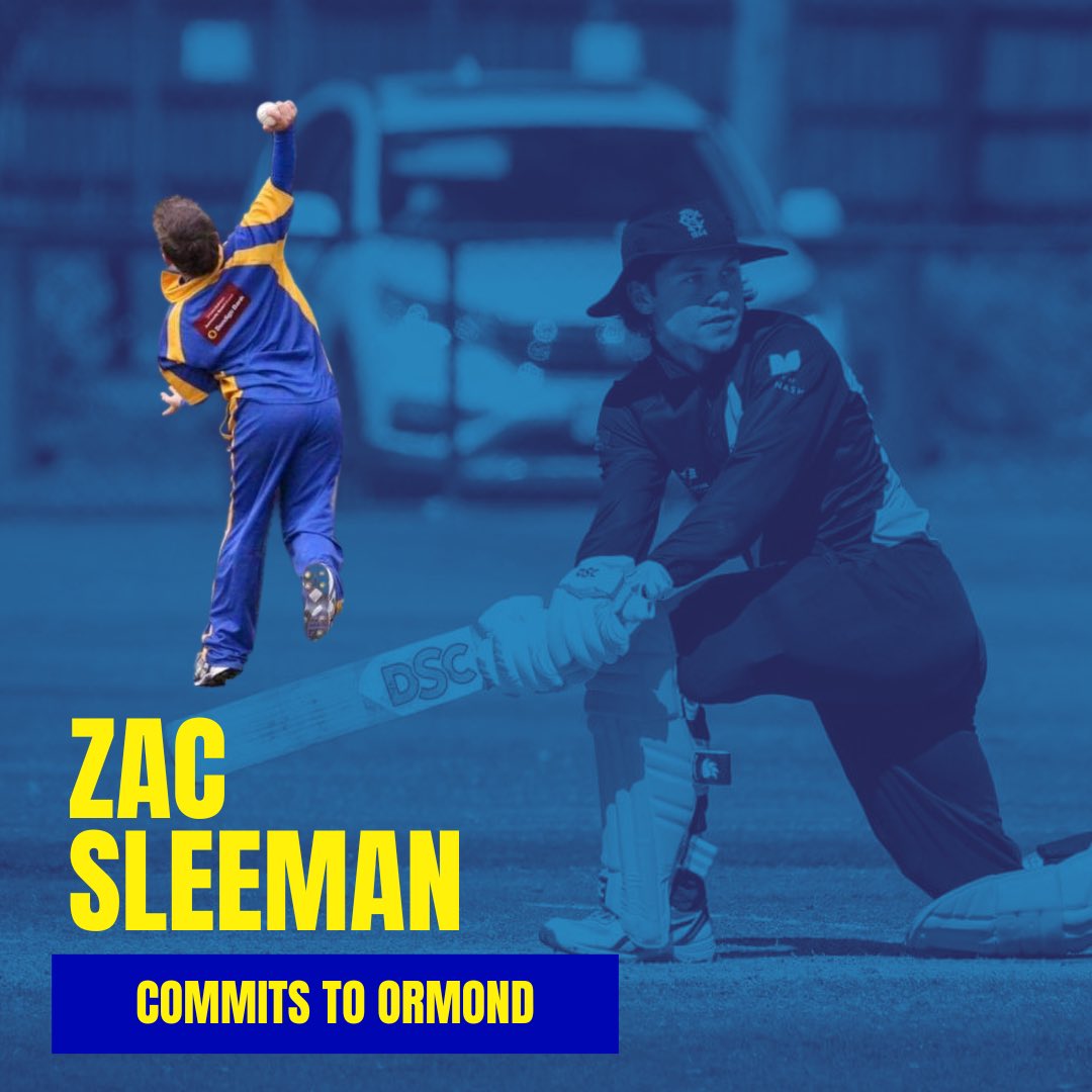 Zac's cricketing achievements speak for themselves; 1st XI at Richmond CC, Victoria 2nd XI, Australia U19 &amp; Victorian juniors. 

We are excited to have Zac’s infectious personality committed for the full season, another junior Monder returns. 

#BackingOurOwn #GoMonders #Believe