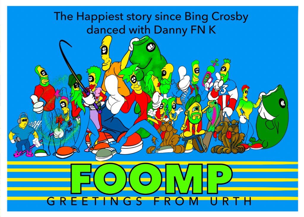 FiloFoomp's tweet photo. Well it’s happening this is Bradley aka on target fishing being the tallest foomp in the land 😆 I got like 30 more to add. Here we go.#CartoonArt #foomp https://t.co/qYNg2hklIp