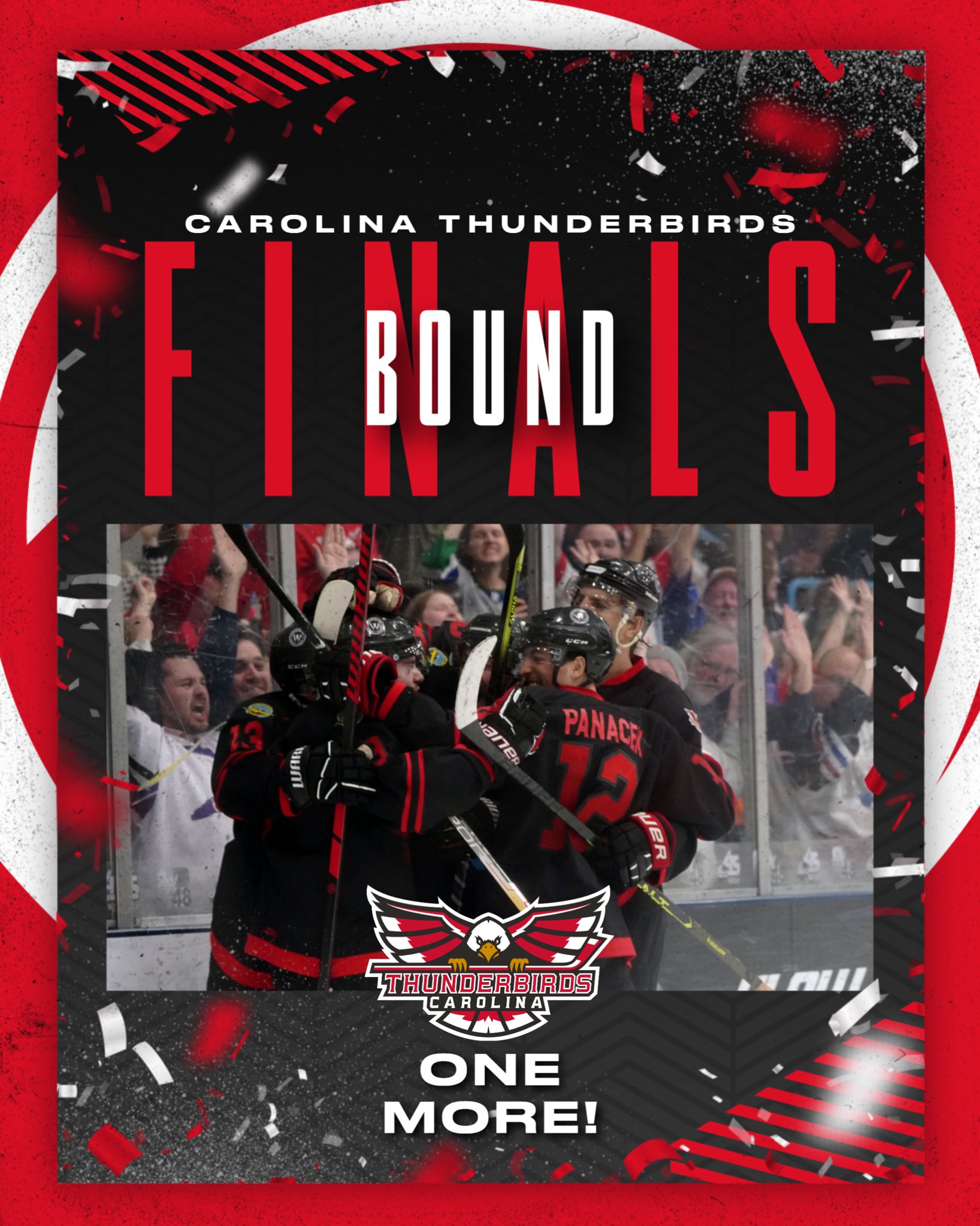 Carolina Thunderbirds on X: And right before playoffs, we all