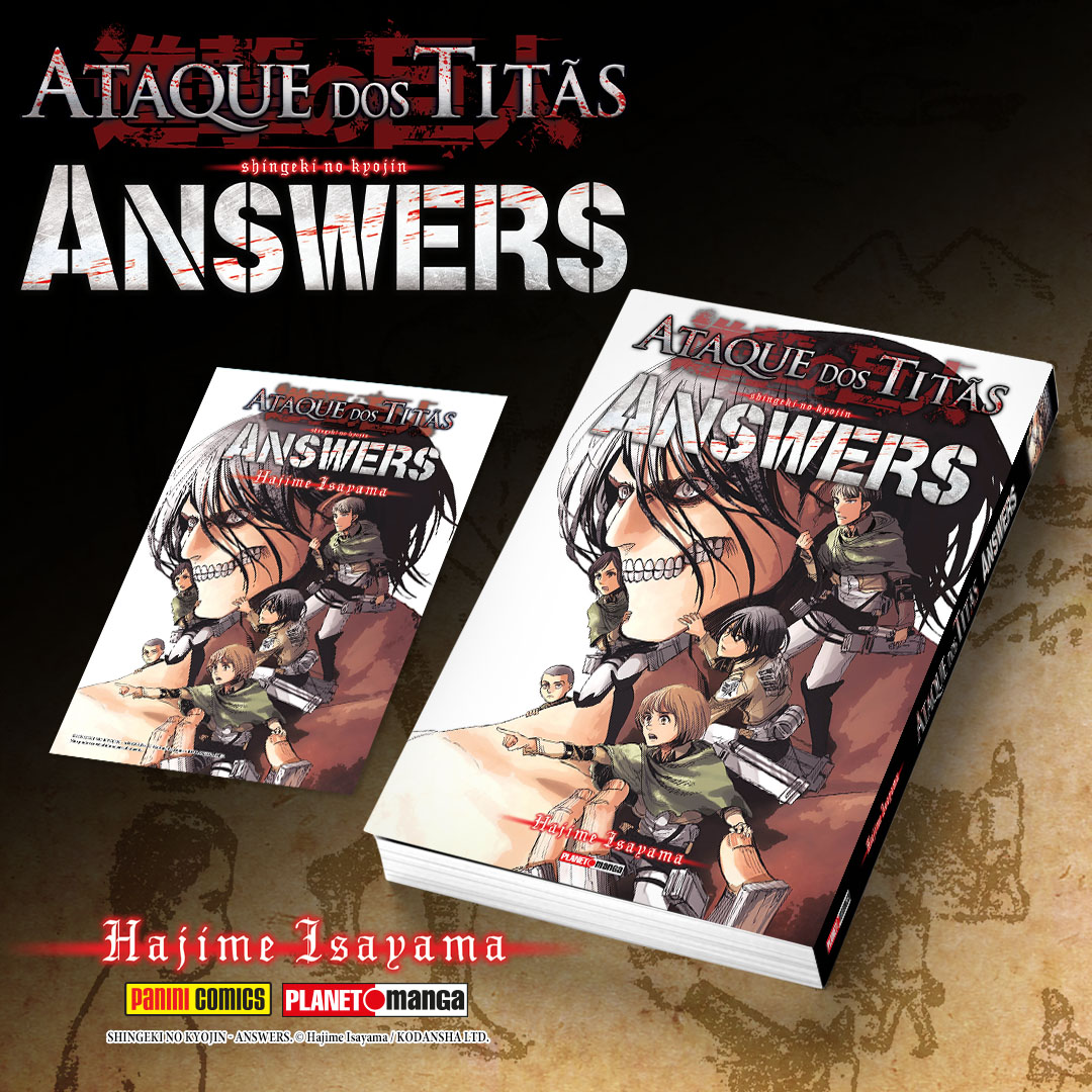 Mangá Ataque dos Titãs - Answers Panini, mangalivre, Shingeki no Kyo