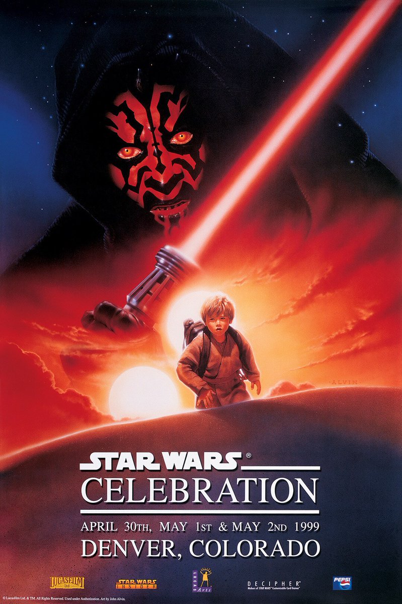 ExoverseMedia's tweet photo. On this day in STAR WARS: Fri, April 30, 1999 - The first Star Wars Celebration fan convention is staged in Denver, Colorado https://t.co/GRZmQ0q7b9