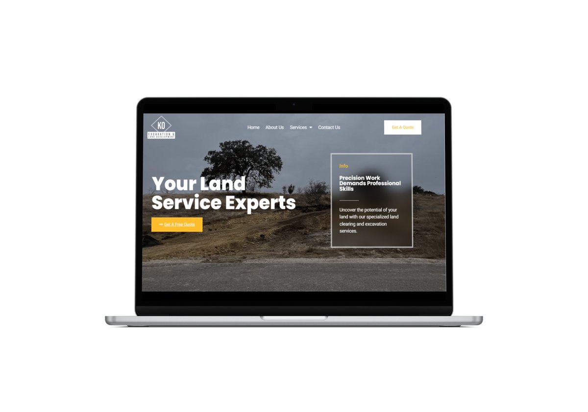 GrindstoneDsn's tweet photo. 🚀KO Excavation saw increased website traffic, higher search rankings, and a boost in customer inquiries. Find out how: https://t.co/gPlNBhW2Z3 #SEO #SuccessStory #WebsiteDesign #Casestudy https://t.co/3IJ4dBnSH5