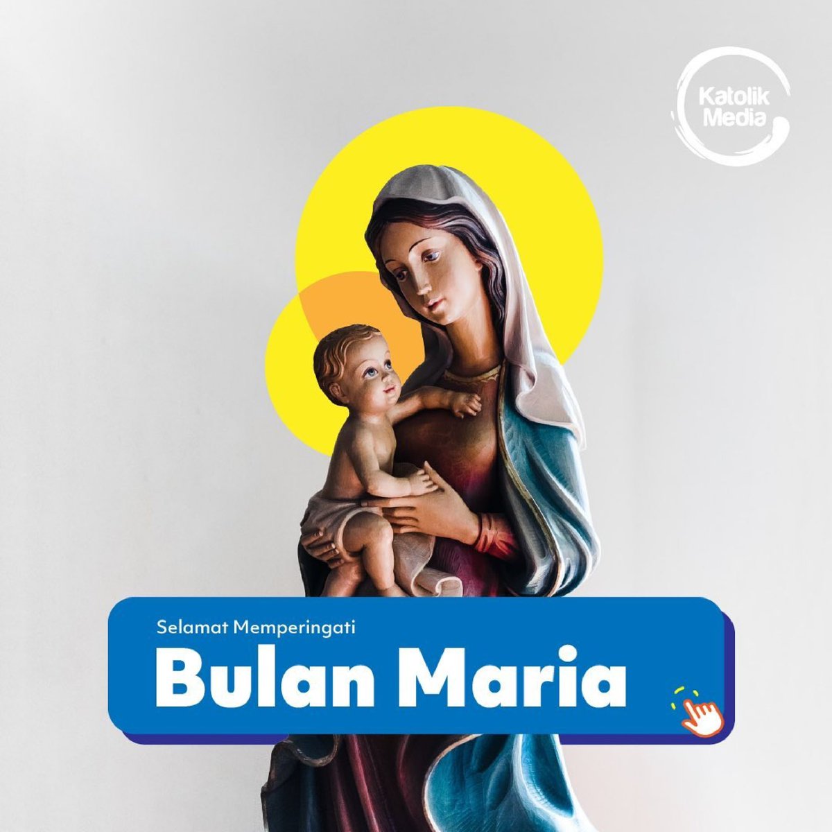 instakatolik's tweet photo. Selamat memperingati Bulan Maria! Yuk, kita hidupi bulan ini bersama Bunda Maria. 

Sudah rosario belum hari ini? 😍 https://t.co/zFTeYjBazZ