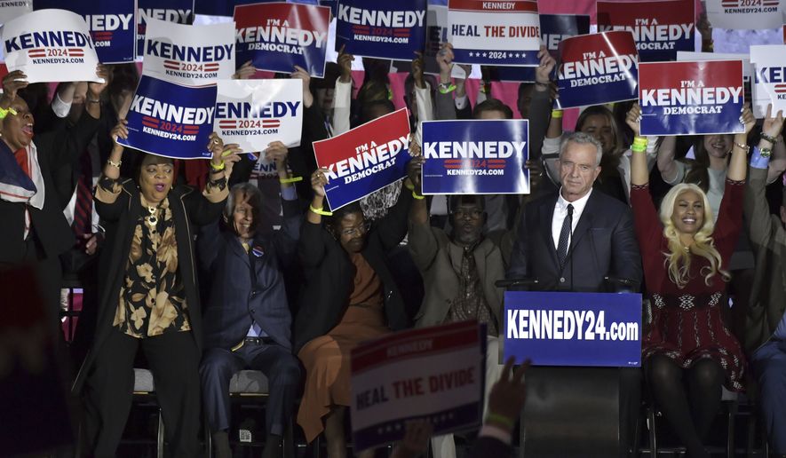 Robert F. Kennedy Jr. splits with Democrats by opposing biological males in women’s sports

trib.al/apBTjas