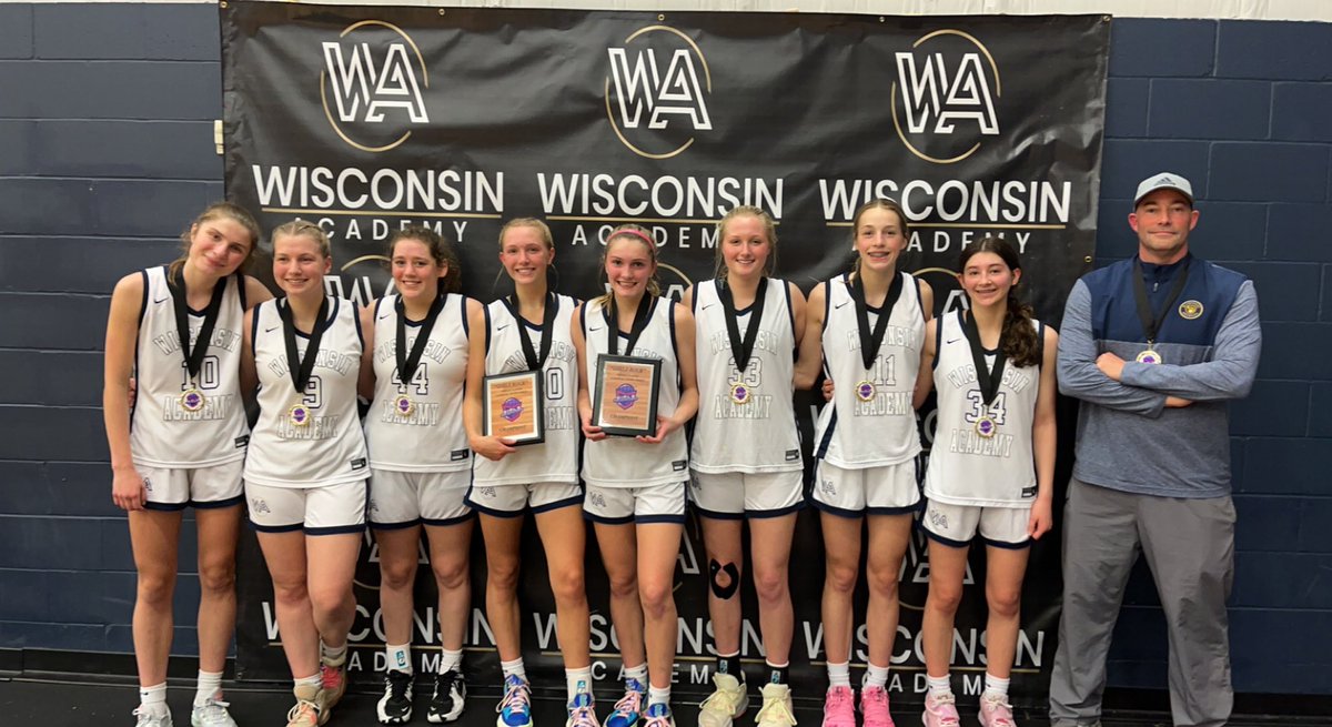 Wisconsin Academy (@wiscoacademy) on Twitter photo 16U Wisconsin Academy - Navy took care of business this weekend at the Girls <a href="/GirlsROCKSpring/">Girls ROCK Spring Classic</a> & finished with the Championship beating Lady Wolfpack!
• <a href="/hamacher_ella/">Ella Hamacher</a> led WA w/ 17pts!
• <a href="/gretchentang12/">Gretchen Tangeman</a> added 16pts!
• <a href="/neis_olivia/">olivia neis</a> & <a href="/mya_tomlinson/">Mya Tomlinson</a> added 6pts each!
#Champs 16U Wisconsin Academy - Navy took care of business this weekend at the Girls <a href="/GirlsROCKSpring/">Girls ROCK Spring Classic</a> & finished with the Championship beating Lady Wolfpack!
• <a href="/hamacher_ella/">Ella Hamacher</a> led WA w/ 17pts!
• <a href="/gretchentang12/">Gretchen Tangeman</a> added 16pts!
• <a href="/neis_olivia/">olivia neis</a> & <a href="/mya_tomlinson/">Mya Tomlinson</a> added 6pts each!
#Champs
