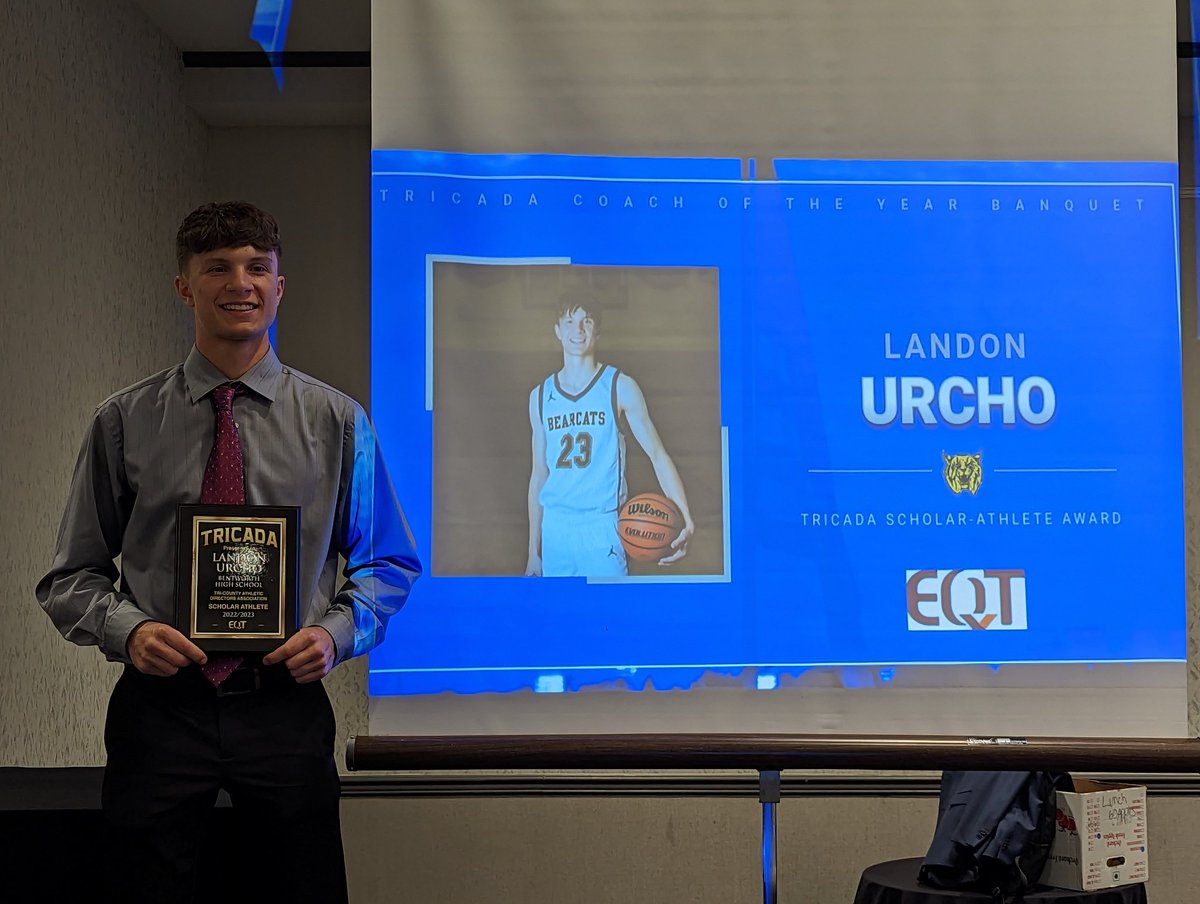 BentworthSD's tweet photo. Congratulations to Bentworth's Landon Urcho @Landon_Urcho TRICADA Top Male Scholar Athlete of the Year 2022-2023 https://t.co/u4ijvEJzRW