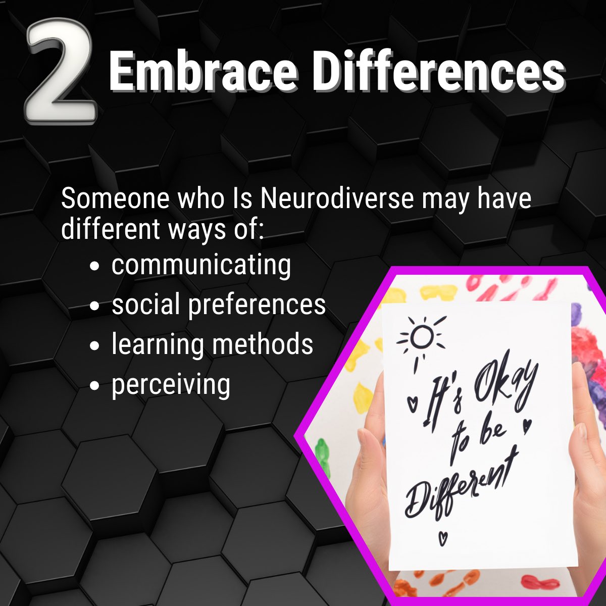 theciagent's tweet photo. As we finish up Autism Awareness Month, here are some ways that you can Catalyze awareness &amp; inclusion #opportunity #autismsupport #DEI #autismawareness #equalityanddiversity #autismintheworkplace #neurodiversityinbusiness #neurodiversity #ASD #neurodiversityatwork https://t.co/nzF3QpwKyr