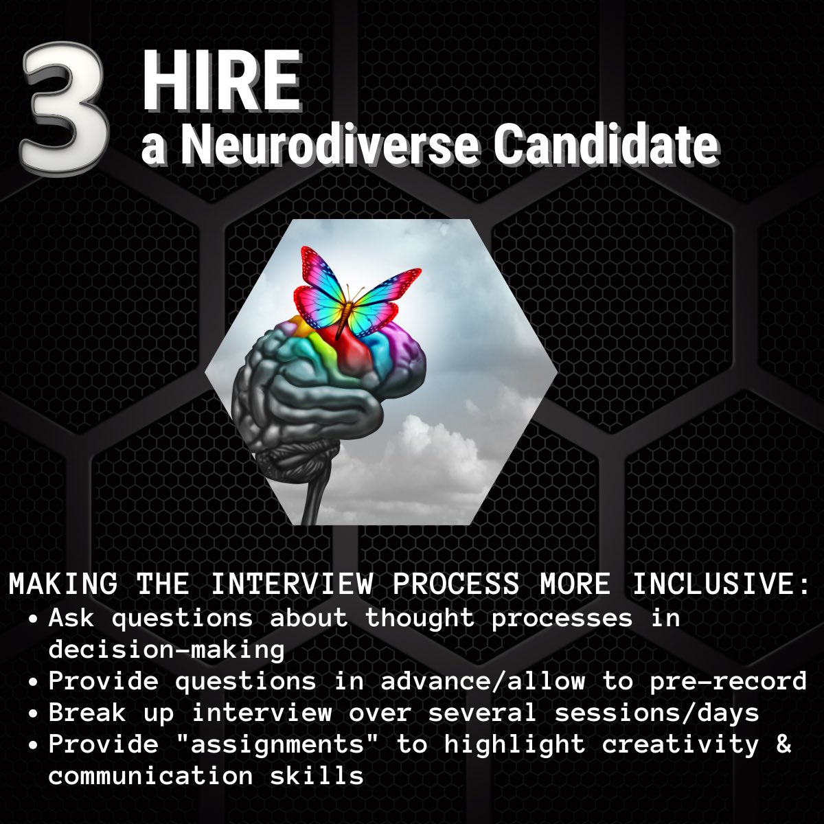 theciagent's tweet photo. As we finish up Autism Awareness Month, here are some ways that you can Catalyze awareness &amp; inclusion #opportunity #autismsupport #DEI #autismawareness #equalityanddiversity #autismintheworkplace #neurodiversityinbusiness #neurodiversity #ASD #neurodiversityatwork https://t.co/nzF3QpwKyr