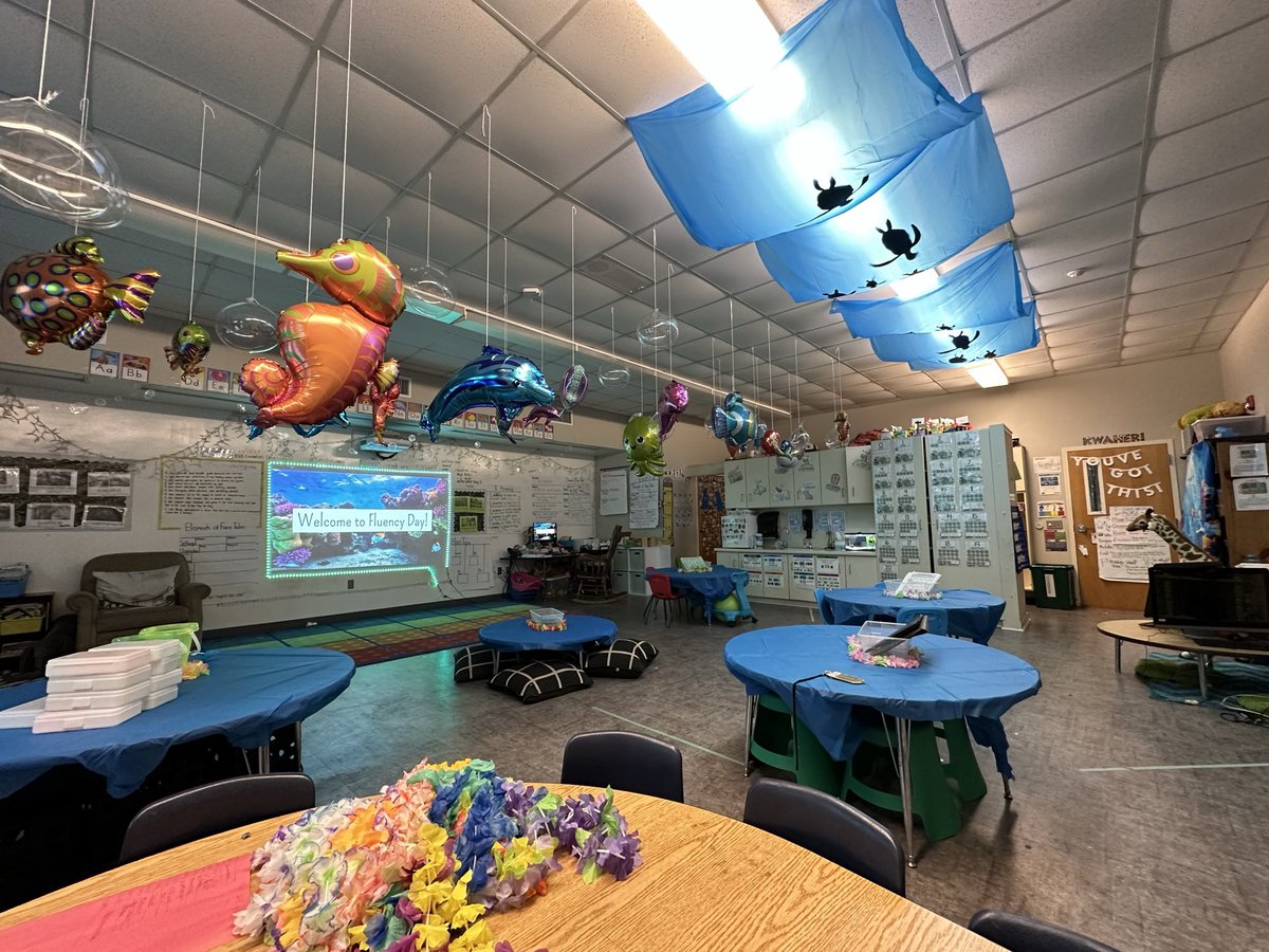 KSteadyinSecond's tweet photo. Last Monday, we had our Ocean Fluency Day! Ss practiced for upcoming reading and math testing! They played games including racing Ozobot, sorting HFWs, Race to Zero, and other fluency centers! Thankful for all the wonderful people who make these days a reality! #AmazingtotheCore https://t.co/2Aj3XkvkqZ