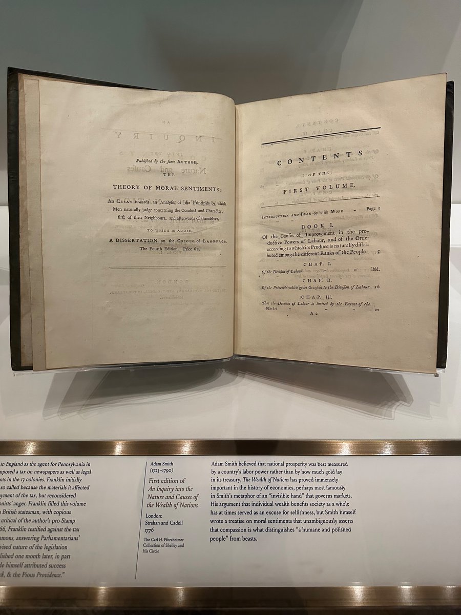 Where it all began. The first edition of “The Wealth of Nations” at <a href="/nypl/">NY Public Library</a> 
#economics
