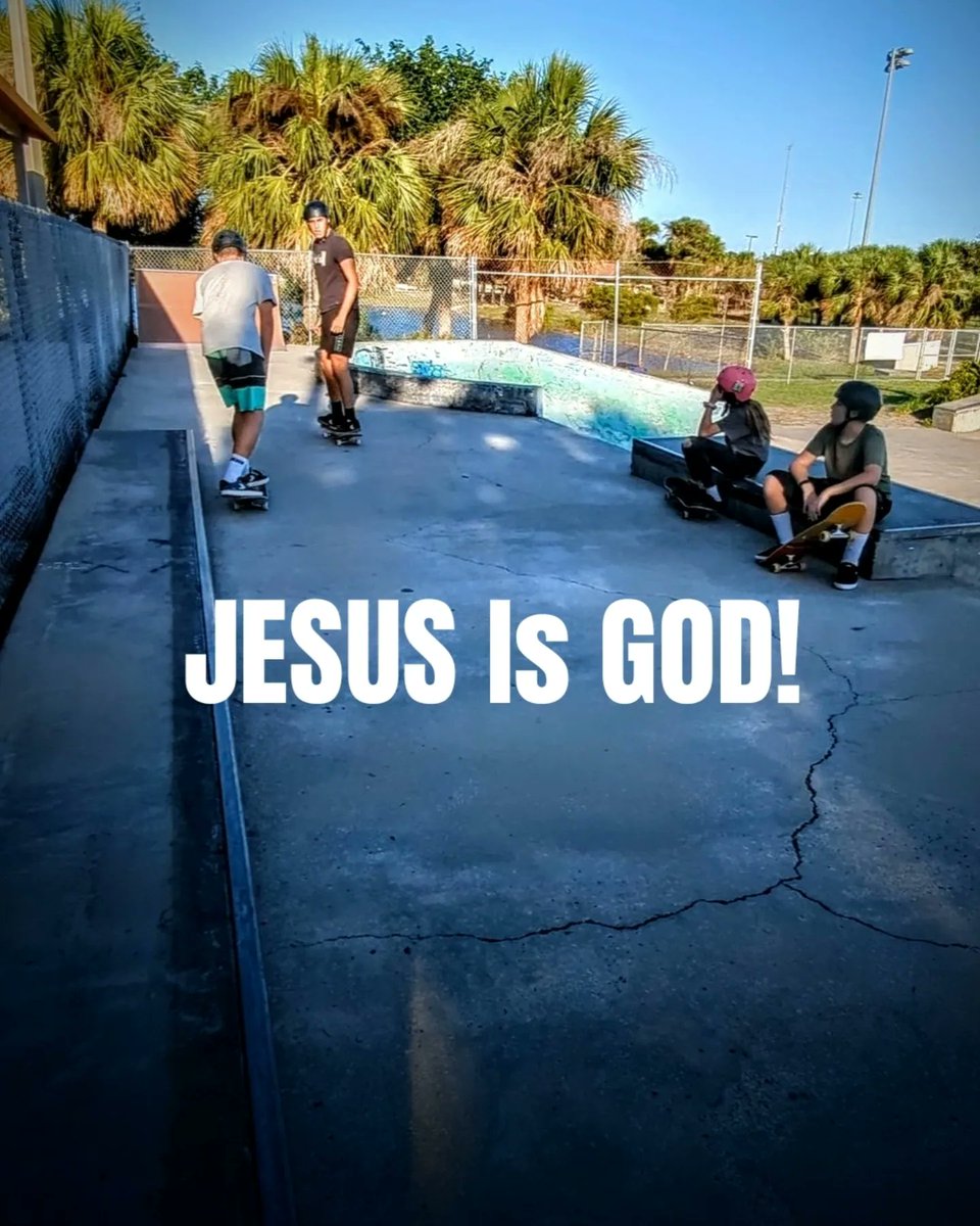 There is ONLY ONE GOD and HE is JESUS!

No one has ever seen God, but the one and only Son, who is himself God and is in closest relationship with the Father, has made him known.~John 1:18

#skate #skateministry #skatechurch #church #bible #gospel #surfchurch #surfministry #jesus