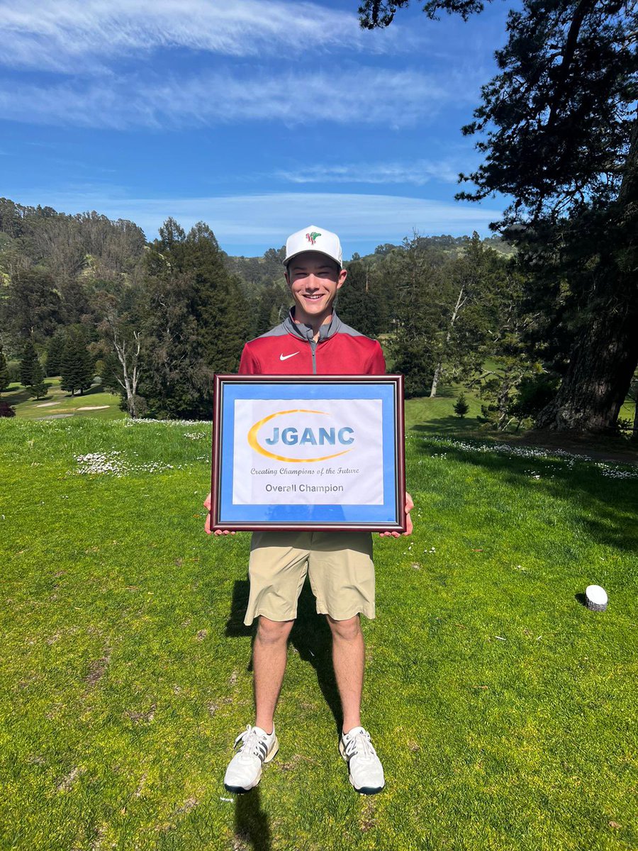 Lucasuarez24's tweet photo. Fun weekend. Big thanks to @TildenParkGC and @NorCalJrGolf for the experience. Shot 72, 70 (+2). Feels good to win, hopefully the first of many. https://t.co/kt8wOSHU6M