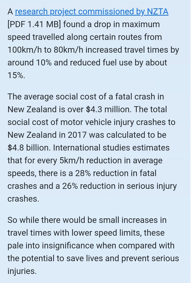 HaydenDonnell's tweet photo. Why are the BCR cases on lowering speed limits so good? Well it's because  the woke *checks notes* traffic engineers for some reason price not killing and maiming people at a higher premium than saving *checks notes* 11 seconds of driving time https://t.co/M92F8ly5Yc