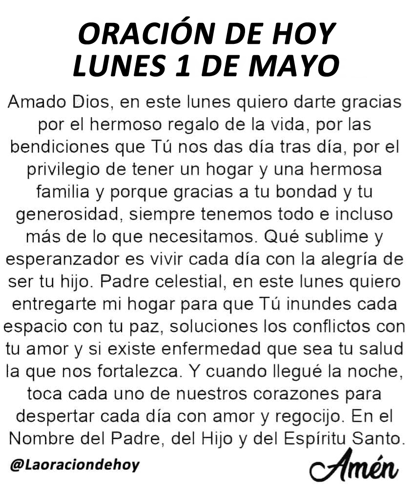 Oración De Hoy tweet media