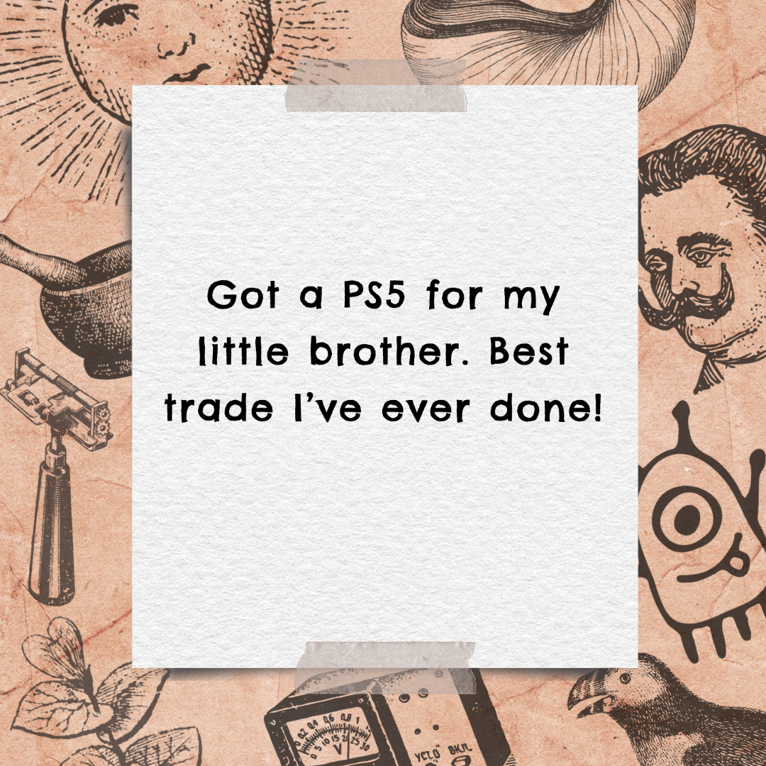 Edzardt's tweet photo. What present did you buy for a family member lately? Comment below. https://t.co/lKmxwF2Lvu