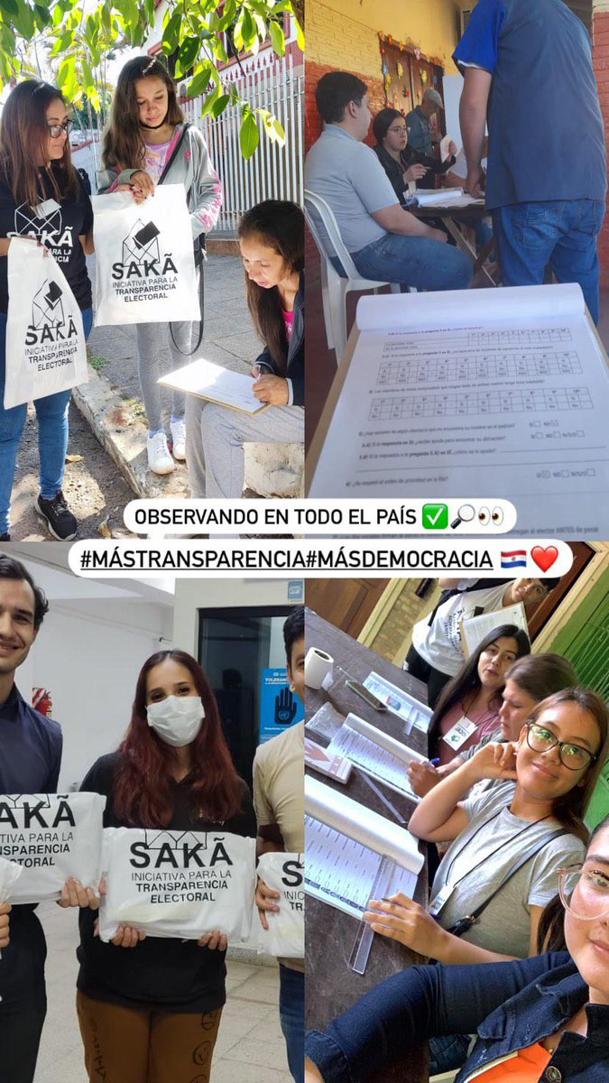 decidamospy's tweet image. ¡Gracias al esfuerzo y compromiso de nuestros voluntarios y voluntarias observadores! 🔍

Seguimos trabajando por una sociedad más transparente y más democrática. 🧐

#mástransparencia #másdemocracia #Saka