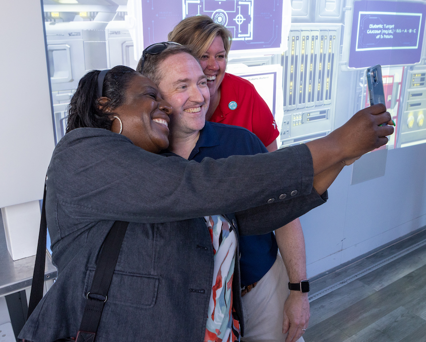 LearningUNDFTD's tweet image. Showing off our new Breakout Box: Body Systems mission to @GburgMD city council members Lisa Henderson and Jim McNulty. Think they liked it? #STEMeducation #gamebasedlearning #STEMisfun Thx for joining us @CMLisaHenderson @jimmcnulty